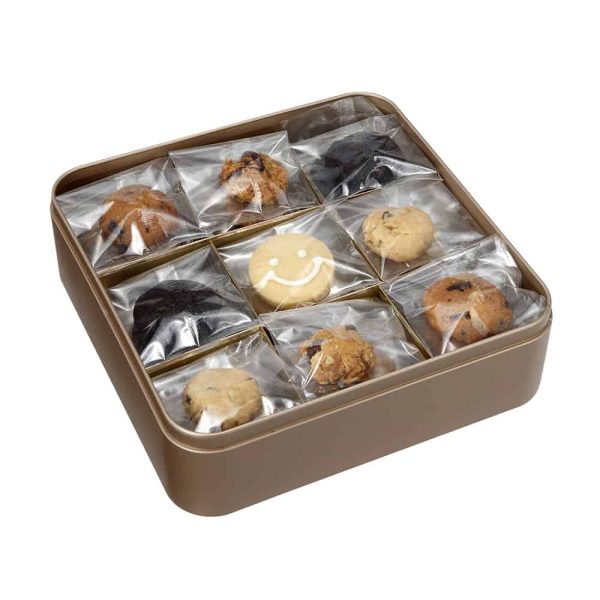 Premium Classic Assorted Cookie Tin Open