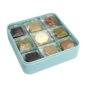 Deluxe assorted shortbread cookie tin