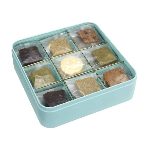 Deluxe assorted shortbread cookie tin